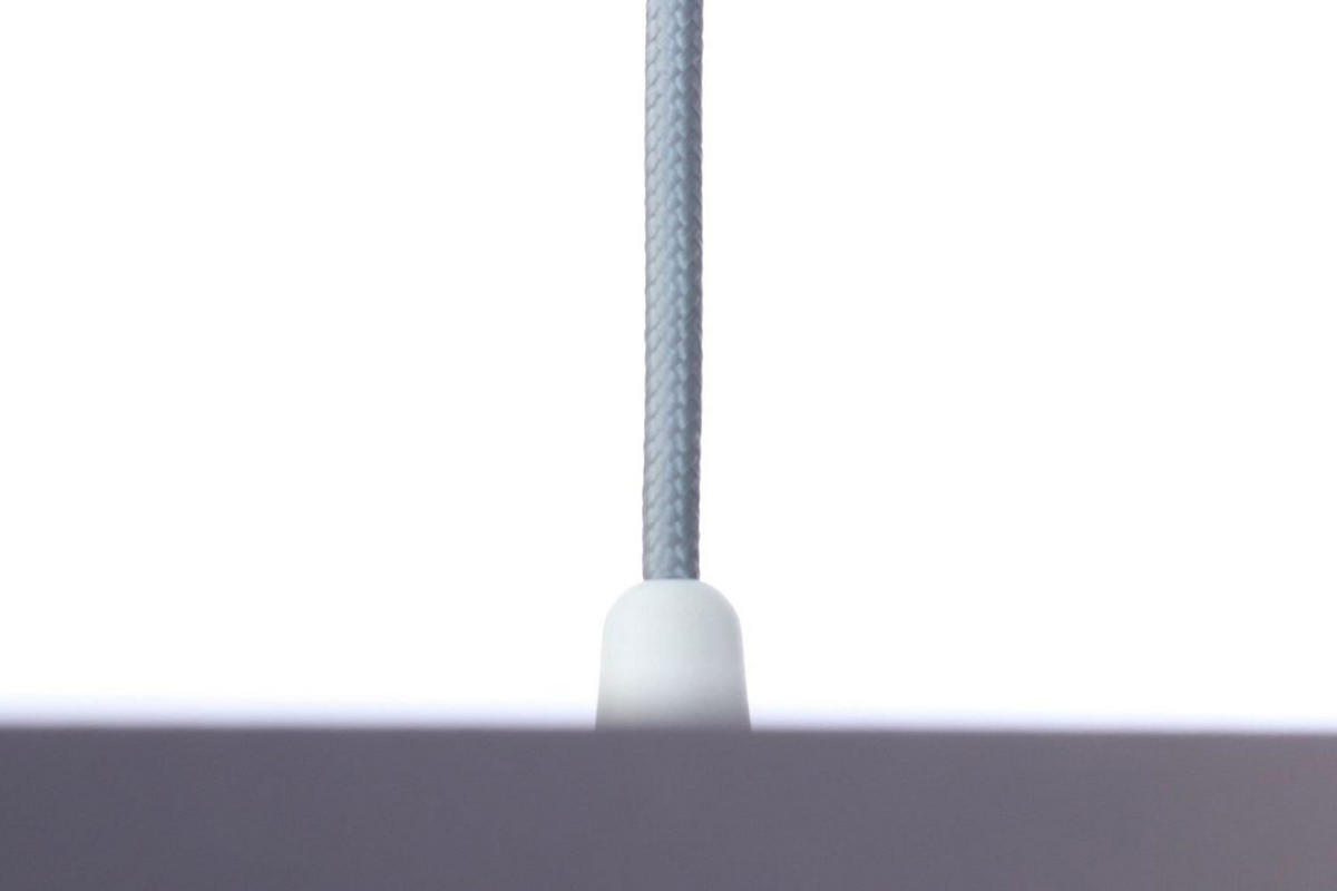 HÄNGELEUCHTE Grau 60/30 cm - Silberfarben/Grau, Kunststoff (60/1.1/30cm) - ONZENO