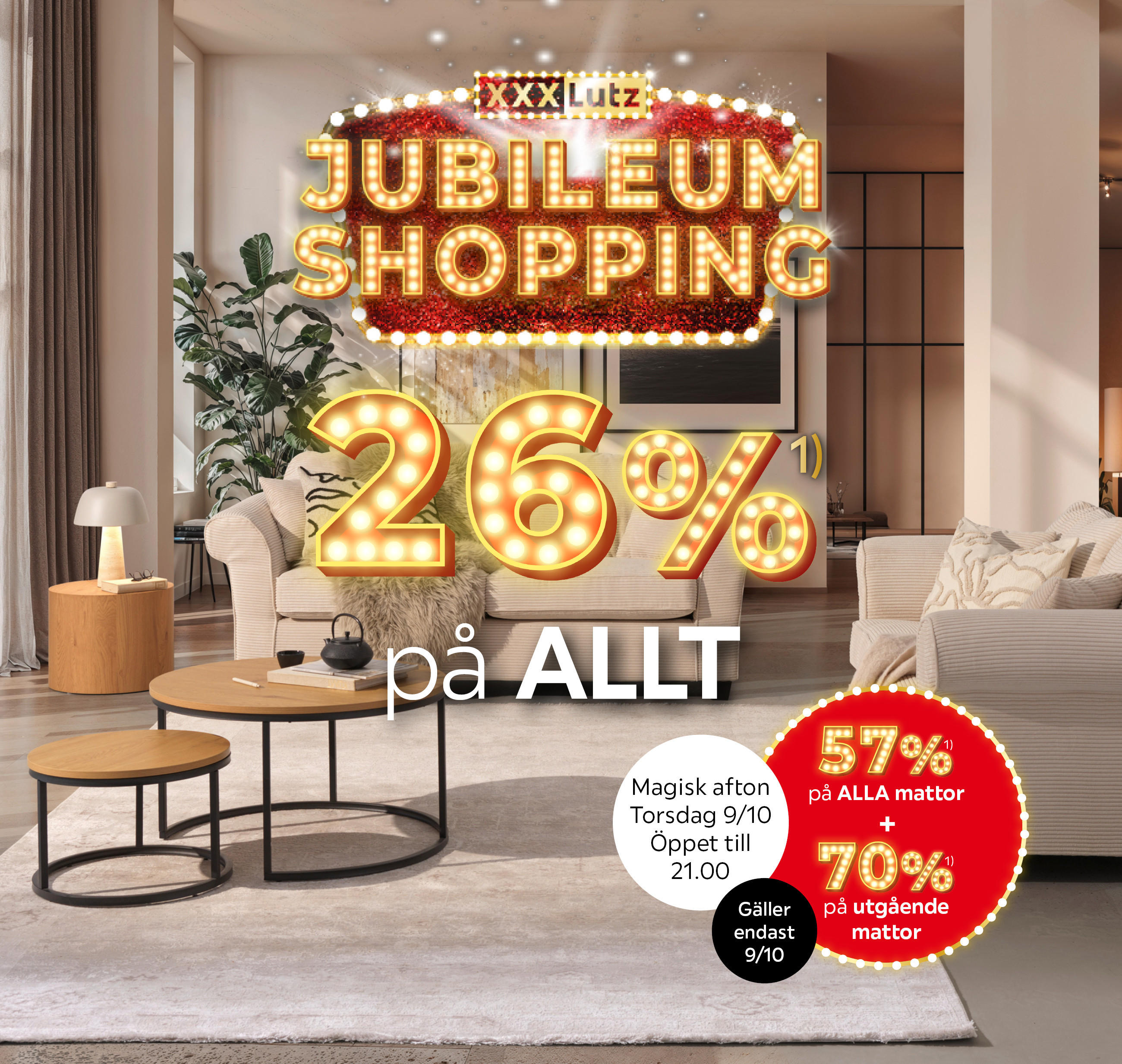 26%¹⁾ på ALLT
