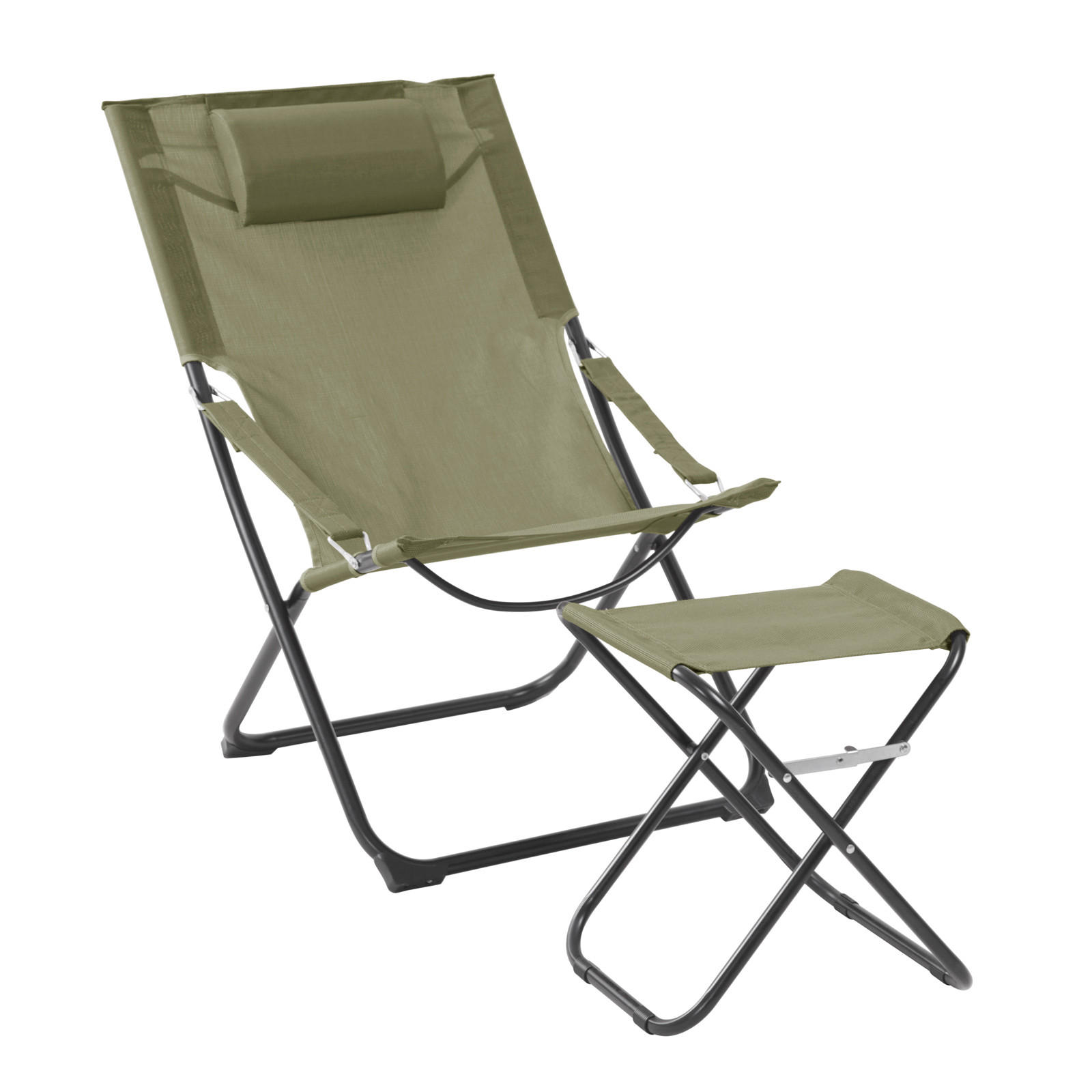 RELAXSESSEL Tomra Grün - Grün, Metall (61/93/77cm) - SVITA