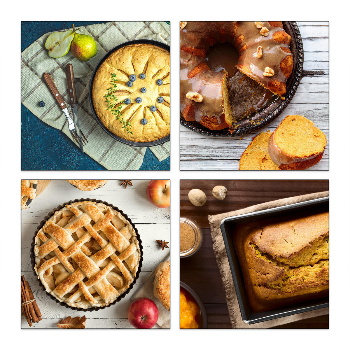 SADA form na pečenie 5 ks. - antracitová, kov/plast - Relaxdays