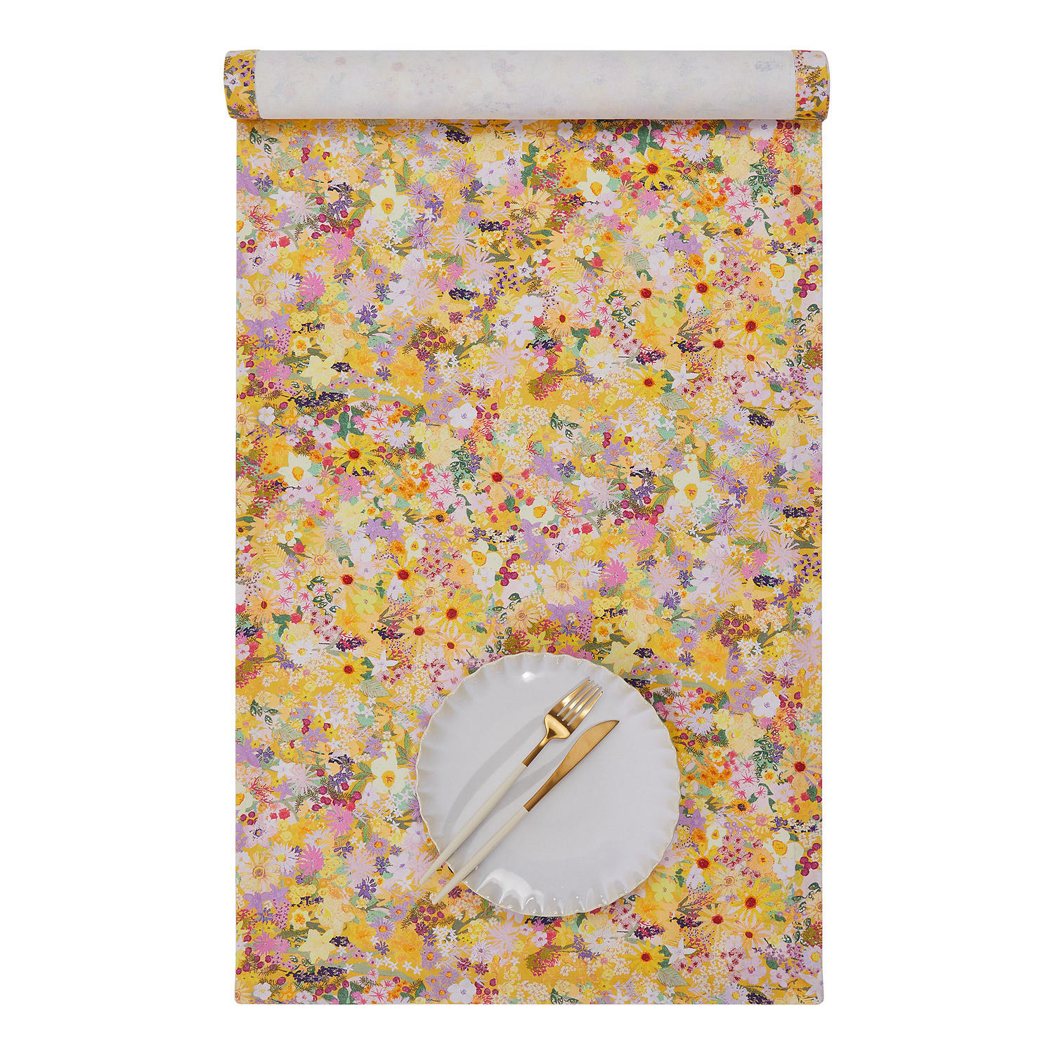 TISCHLÄUFER Primavera - Multicolor, Textil (50/160cm) - Butlers