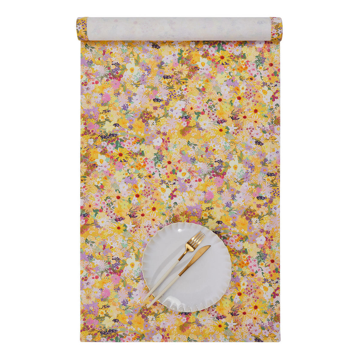 TISCHLÄUFER Primavera - Multicolor, Textil (50/160cm) - Butlers