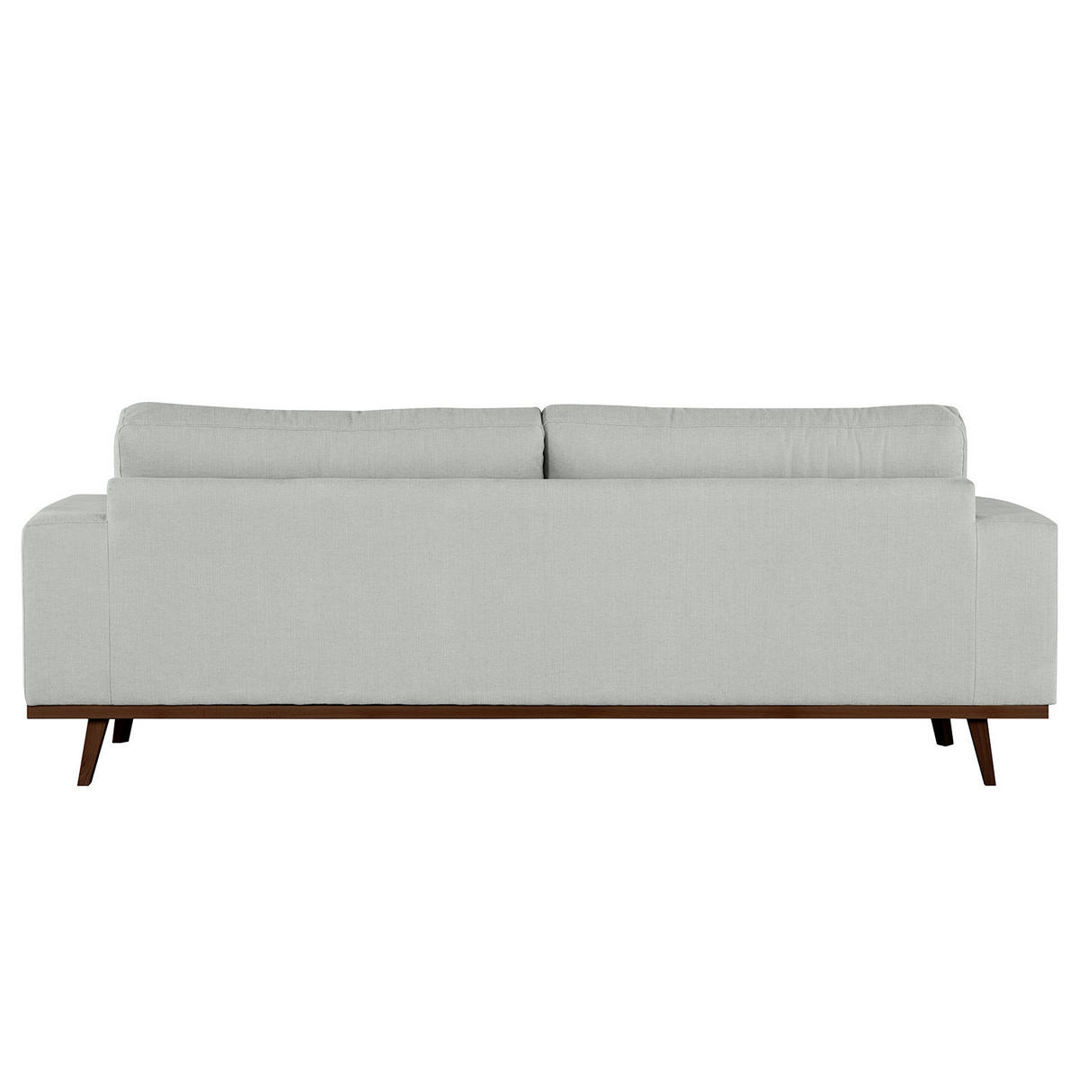 2-SITZER SOFA - Buchefarben/Grau, Buchenholz/Textil (197/81/88cm) - home24
