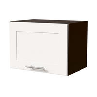 KLAPPHÄNGESCHRANK Oslo W4B/50 Lava / Weiß Matt 50 / 32,5 / 36cm - Dunkelgrau/Weiß, Holz/Holzwerkstoff (50/36/32.5cm) - Feldmann-Wohnen