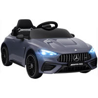 KINDER-ELEKTROAUTO DE-06180 Mercedes-AMG lizenziert mit Fernbedienung Grau - Grau, Kunststoff/Metall (99/55/43cm) - ComfortXL