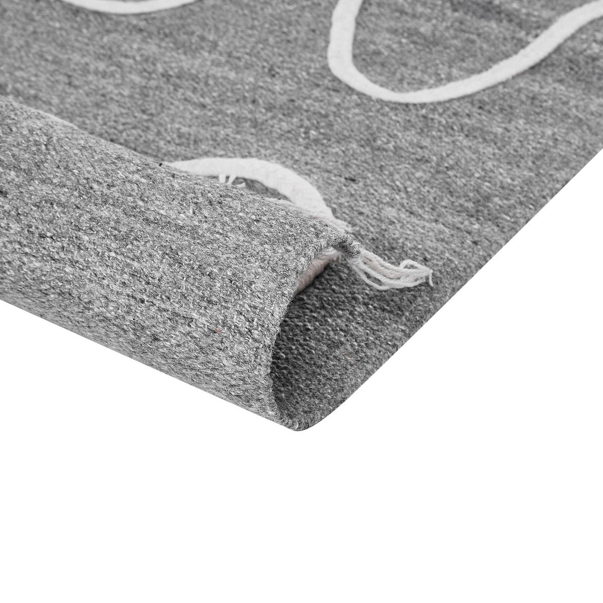 OUTDOOR-TEPPICH Yavu 200/140 cm - Grau, Kunststoff (140/200cm) - Beliani