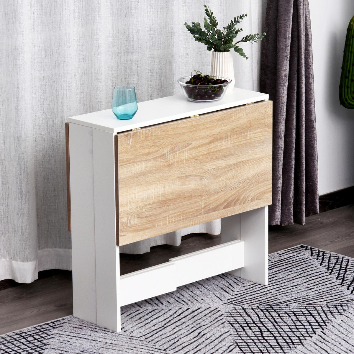 ESSTISCH Weiß 1 Stück - Weiß, Holz (103/76/74cm) - GiPP