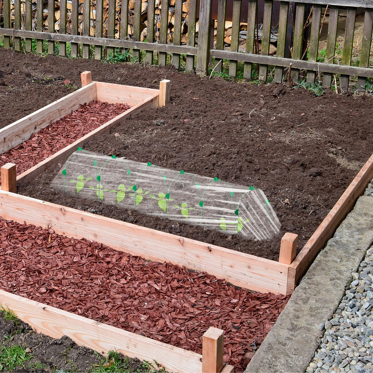 12XTUNNELBOGEN - Dunkelgrün, Kunststoff/Metall (33/31/1cm) - Relaxdays