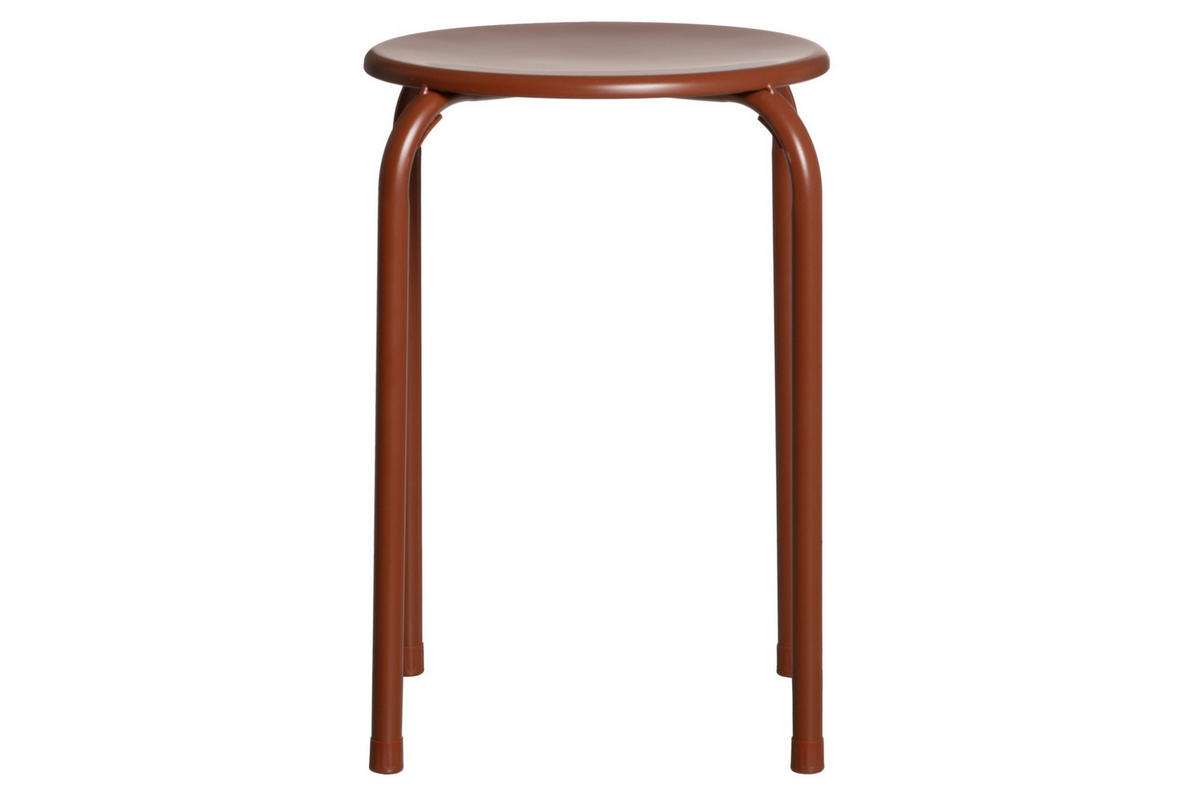 METALLHOCKER Ø 30 cm - Braun, Metall (30/44/30cm)