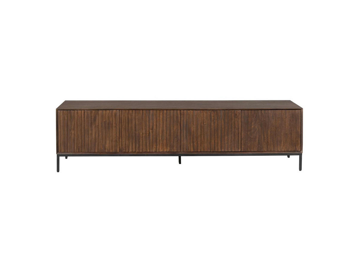 LOWBOARD Dimora Mangoholz 210 cm / 45 cm Braun - Braun, Holz (210/55/45cm) - Villa Möbel