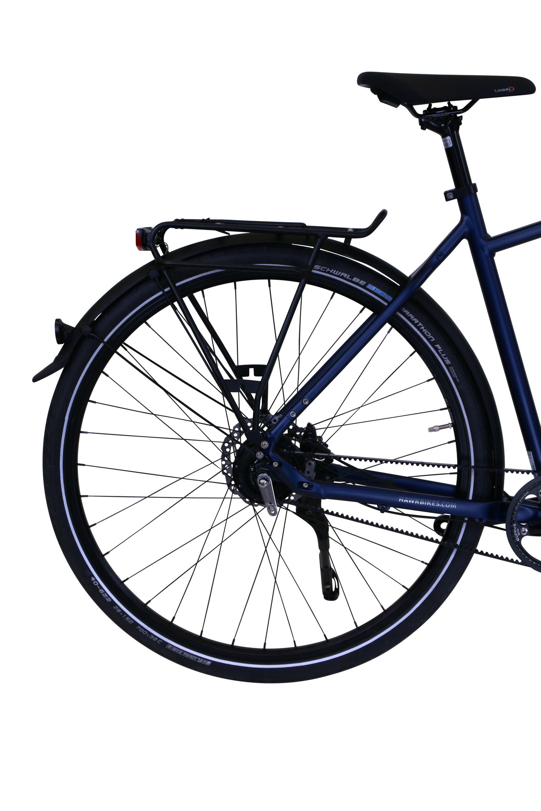 TREKKING Gent Super Deluxe Ocean Blue 8 Gang 28 Zoll Gr: 53cm & 58cm - Blau, Metall (53cm) - Hawk Bikes