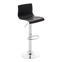 BARHOCKER BERLIN Schwarz Kunststoff - Schwarz, Kunststoff/Metall (39/84/36cm) - DELUKE