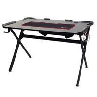 SCHREIBTISCH rechteck Schwarz - Schwarz, Holz (76/130/78cm) - MCW