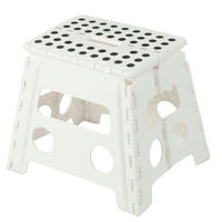 KLAPPHOCKER, 100% Kunststoff - Weiß, Kunststoff (29/30/22cm) - Zollner