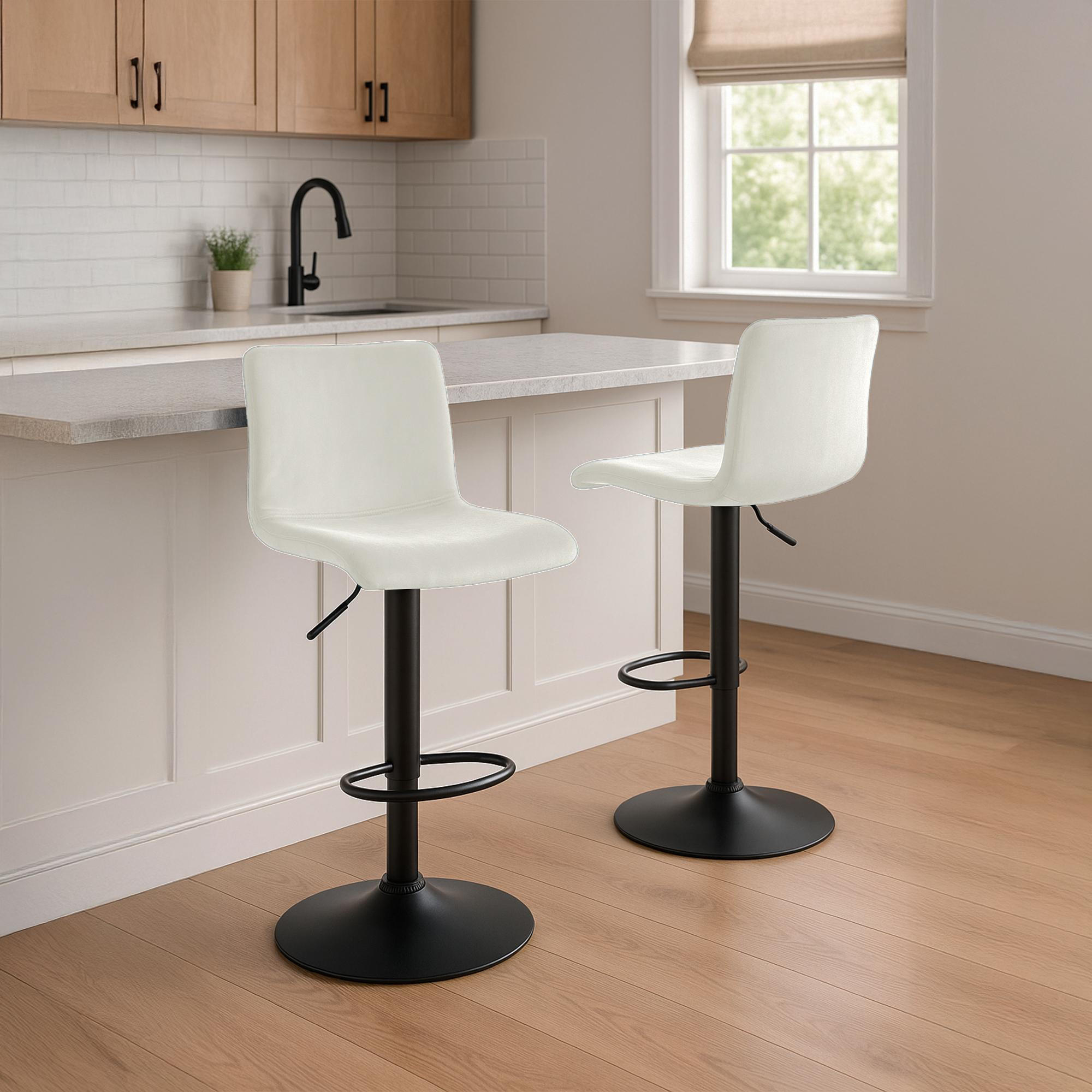 BARHOCKER Samt Creme - Creme, Textil (39/83/36cm) - CLP