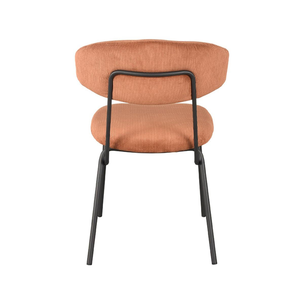 ESSZIMMERSTUHL Zack Orange 59/53/79 cm 2er-Set - Orange, Textil (53/79/59cm) - LABEL51