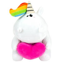 PLÜSCHTIER Pummel & Friends Pummeleinhorn mit Herz Einhorn 40 cm - Multicolor, Textil (20/40cm) - United Labels