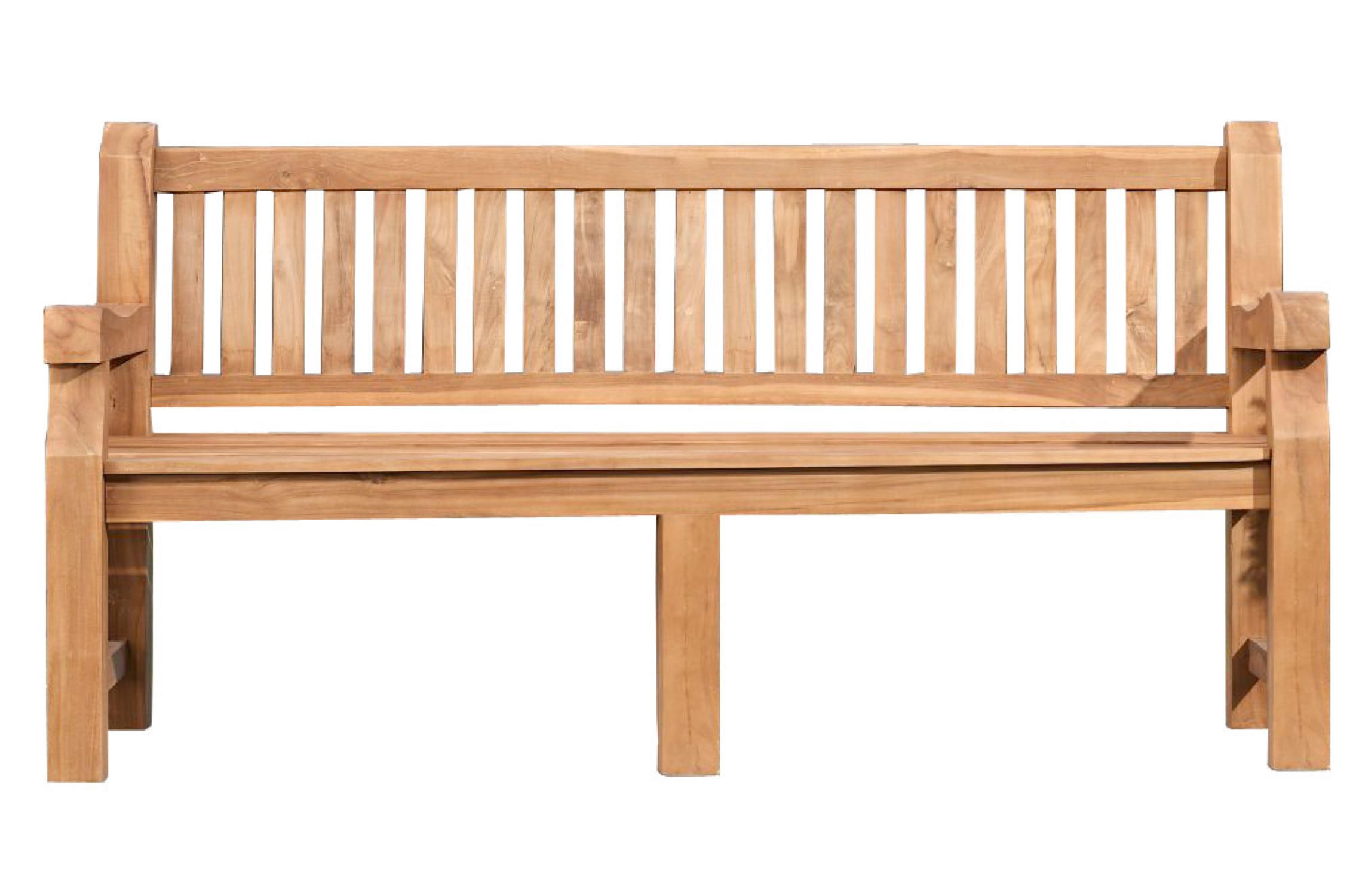 TEAKBANK Jacky-N 220 cm teak - Braun, Holz (220/61/93cm) - TPFGarden