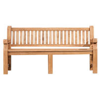 TEAKBANK Jacky-N 220 cm teak - Braun, Holz (220/61/93cm) - TPFGarden