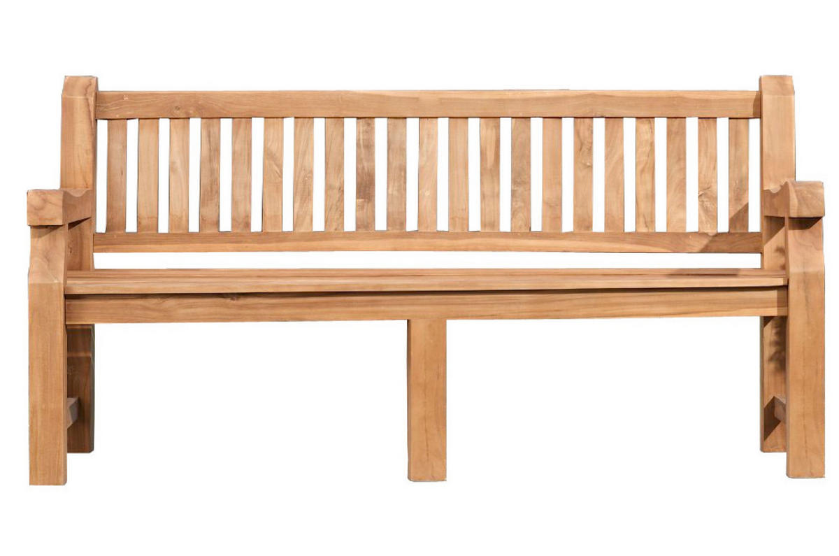 TEAKBANK Jacky-N 220 cm teak - Braun, Holz (220/61/93cm) - TPFGarden
