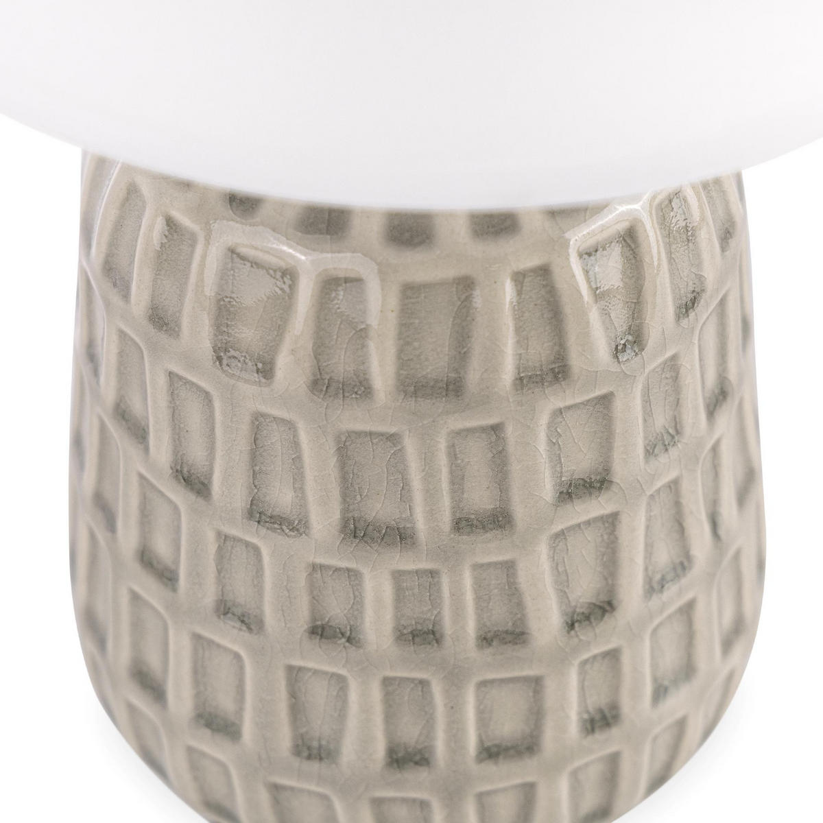 TISCHLAMPE STANDI 2-er Set, Creme - Creme, Keramik/Textil (17/17/32cm) - KONSIMO®