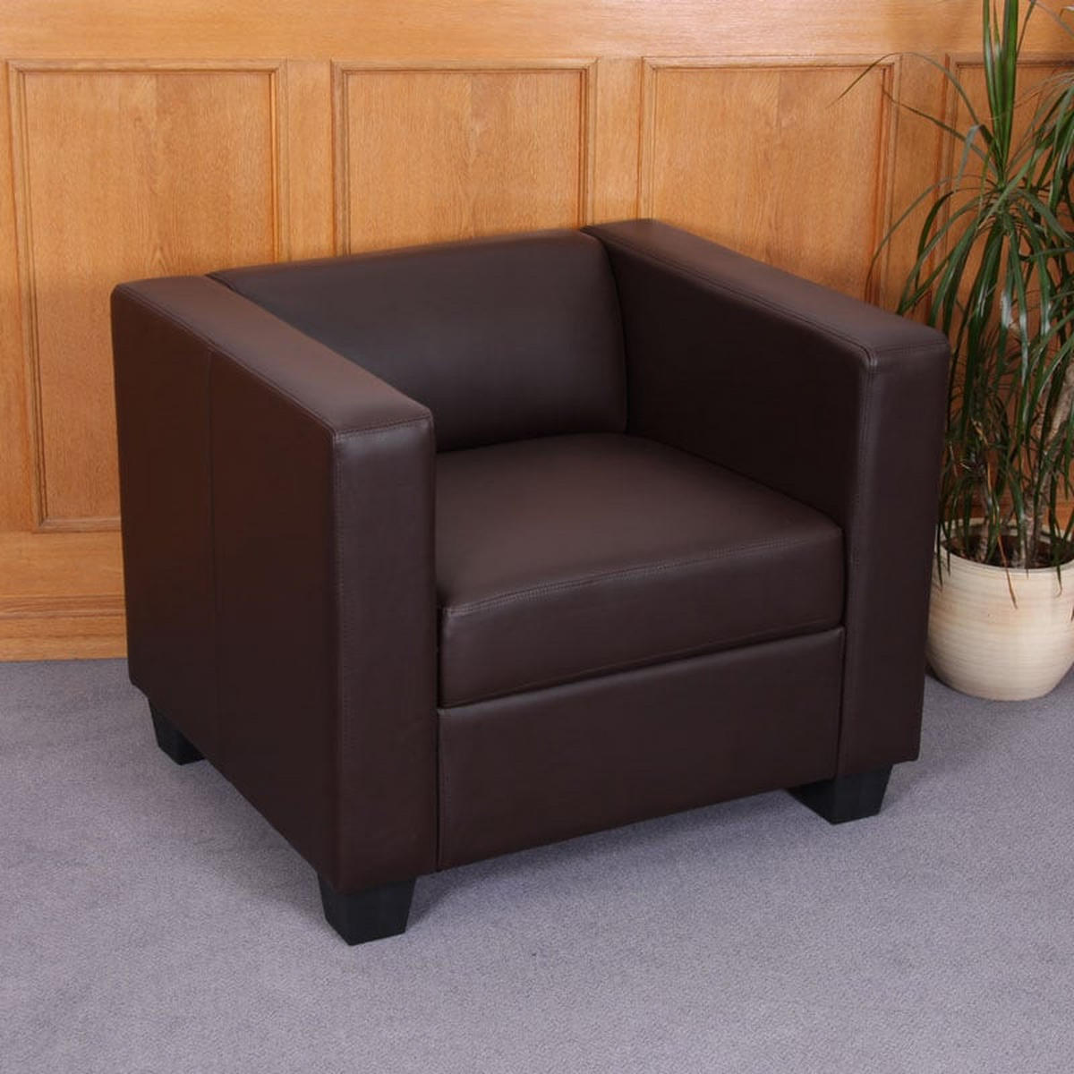 SOFAGARNITUR Dunkelbraun - Dunkelbraun, Textil (450/70/200cm) - MCW