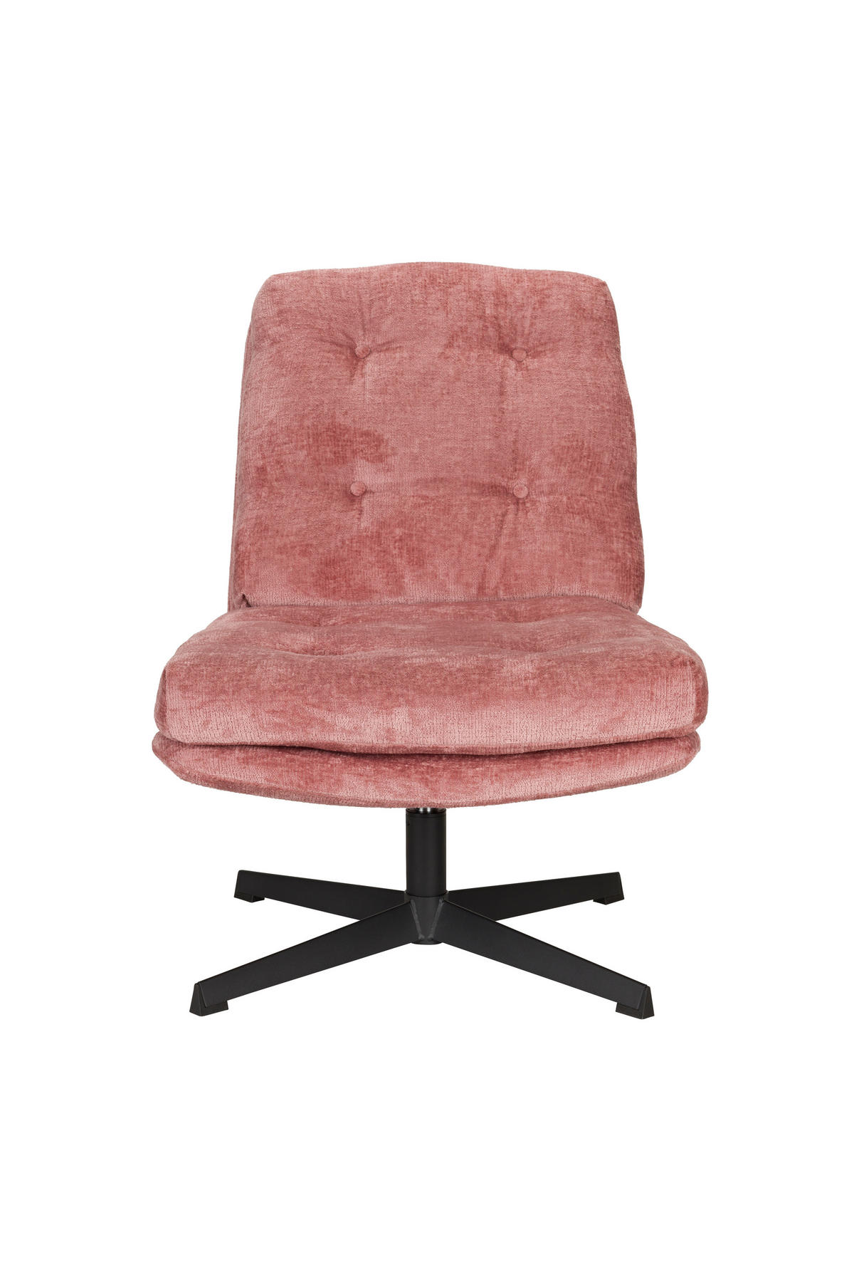 SESSEL Kai - Rosa - 75.5/72/69.5 cm - Pink, Textil (72/69.5/75.5cm)