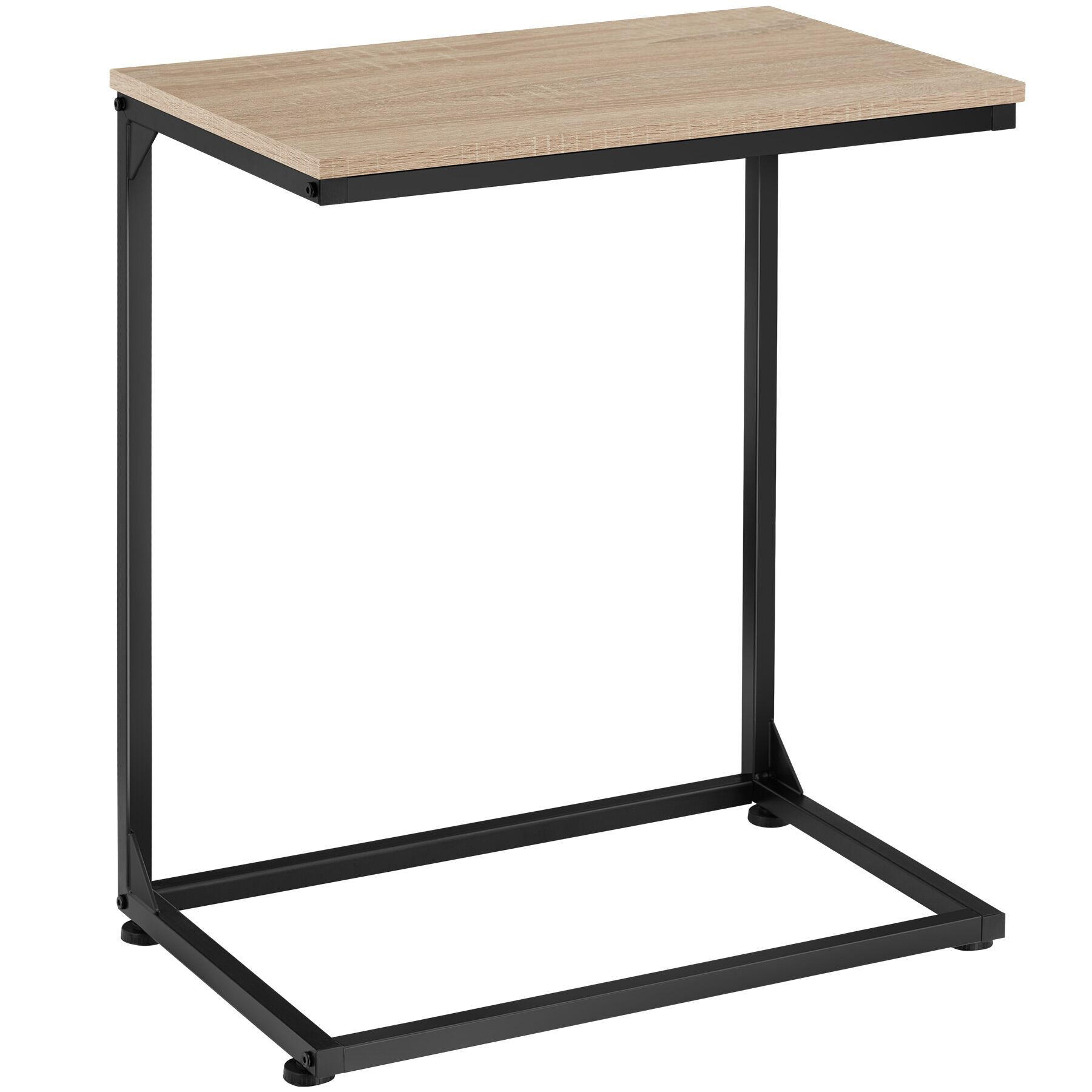 BEISTELLTISCH Cardiff,55,5 x 35 x 67 cm,Industrial Holz hell, Eiche Sonoma - Naturfarben, Holz (35/55.5/67cm) - tectake