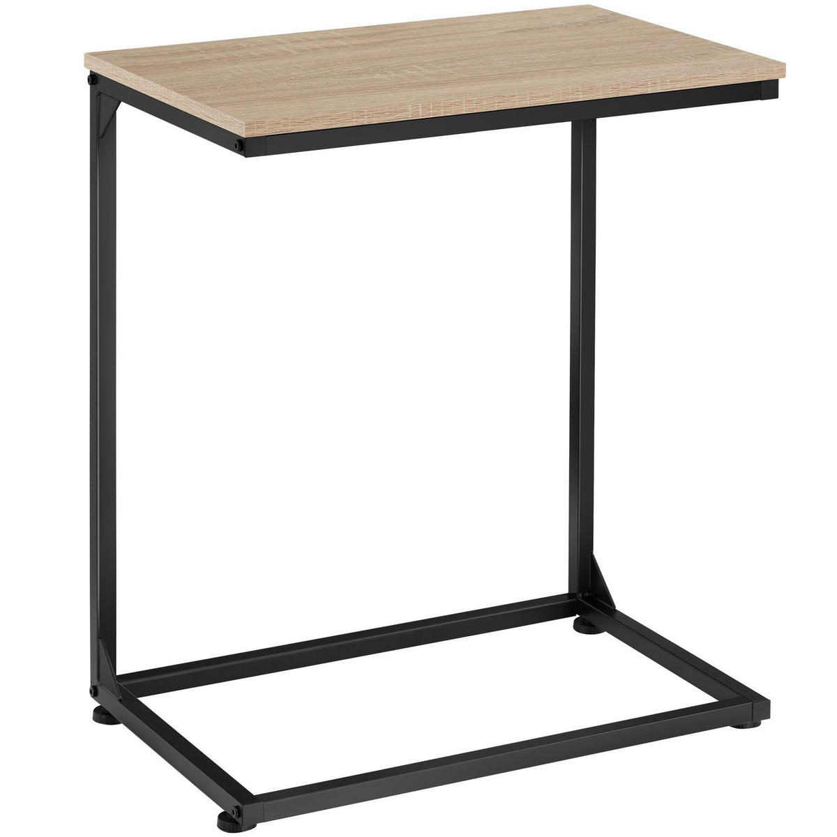BEISTELLTISCH Cardiff,55,5 x 35 x 67 cm,Industrial Holz hell, Eiche Sonoma - Naturfarben, Holz (35/55.5/67cm) - tectake