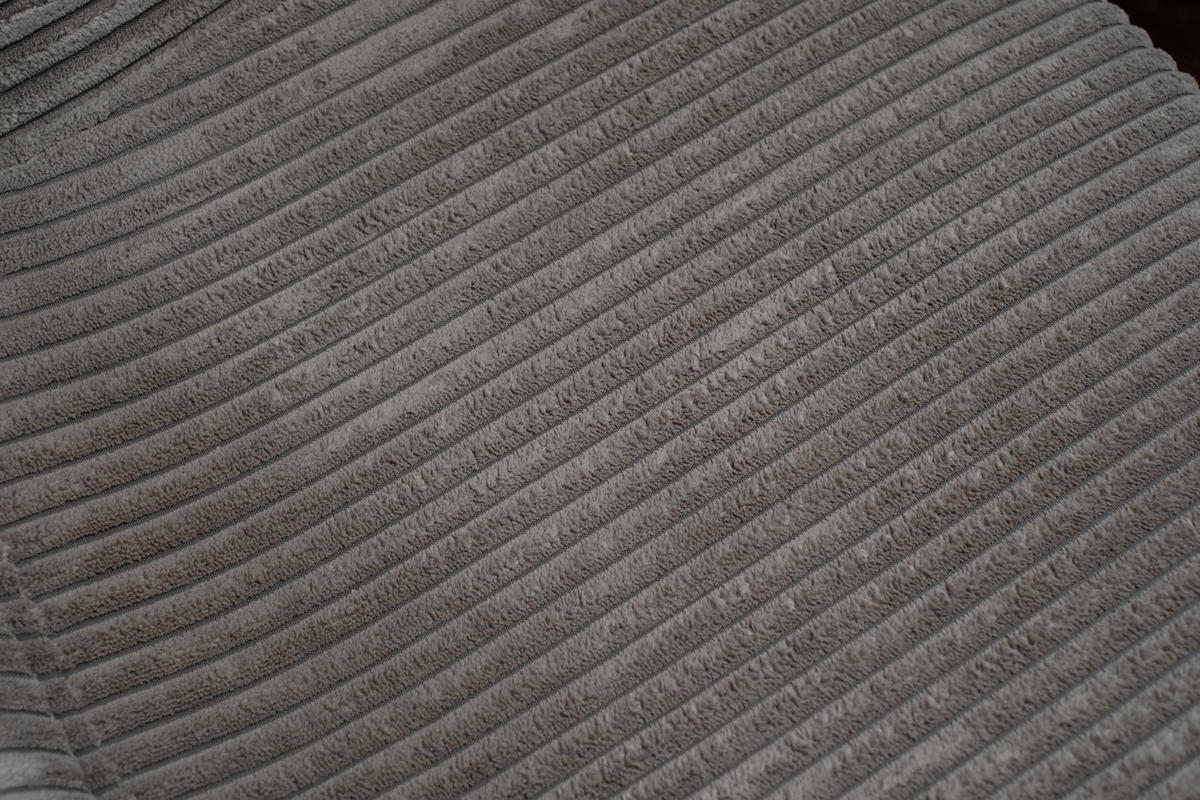 ESSZIMMERSTUHL LENA Grau Cord (1er-Set) - Grau, Textil (54/78/53cm) - KAWOLA