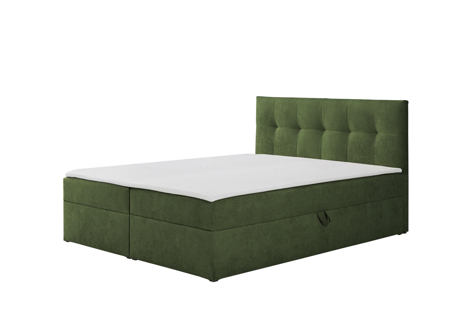 BOXBETT Toronto 180x200 Bonell-Matratze H3 und Topper - Silberfarben/Grün, Holz/Holzwerkstoff (180/200cm) - Ravio