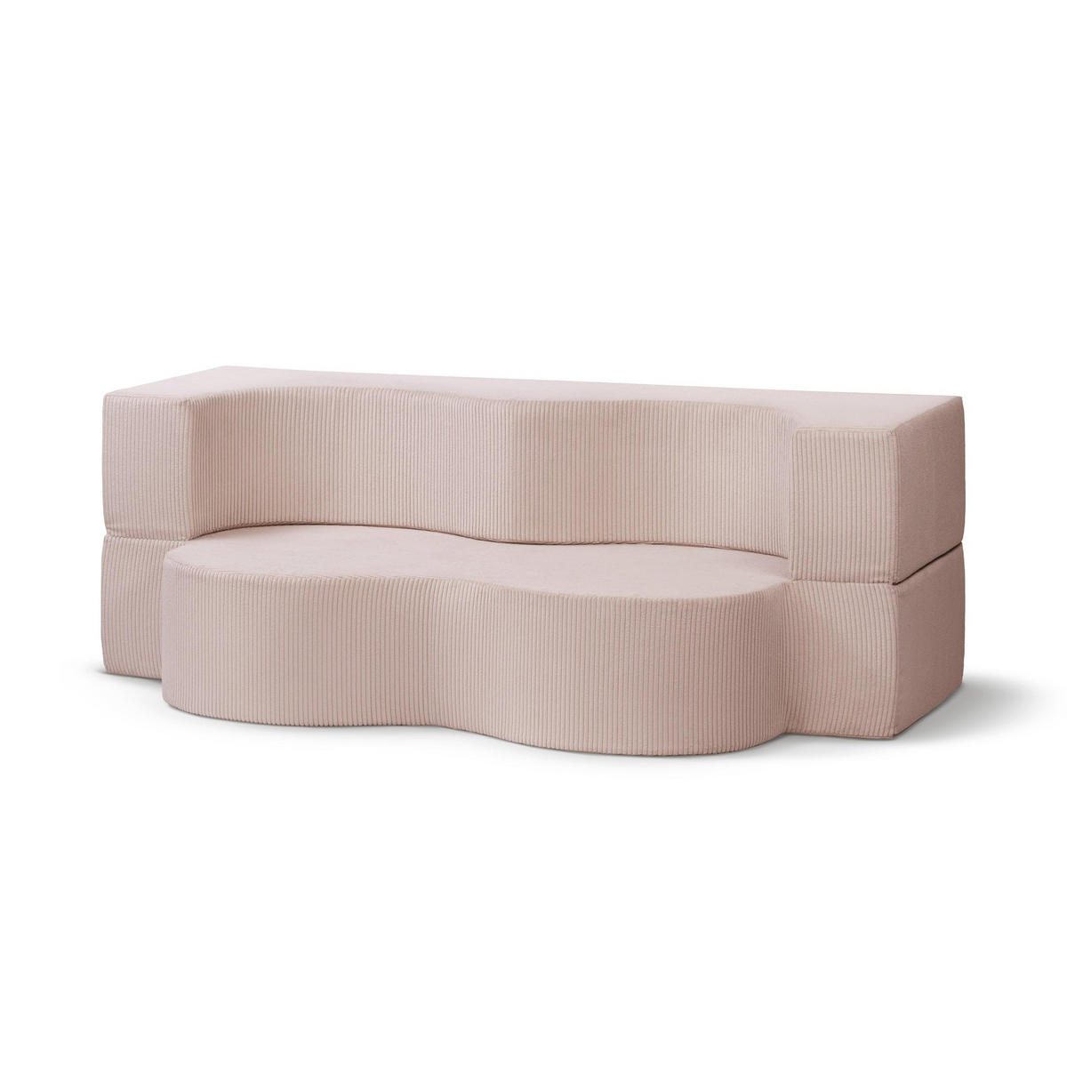 SOFA Kamelia Rosa - Rosa, Textil (200/70/100cm) - Pillovely