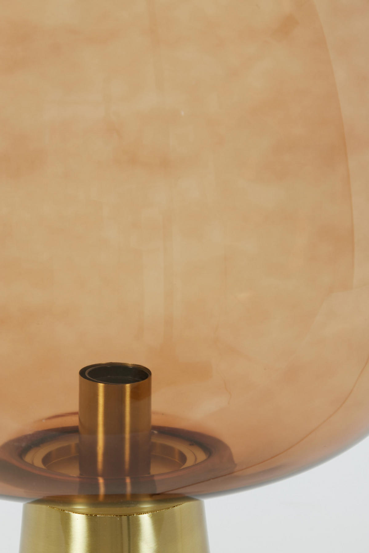 TISCHLAMPE Maysony Braun Ø40/59 cm - Braun, Glas (40/40/59cm) - Light & Living