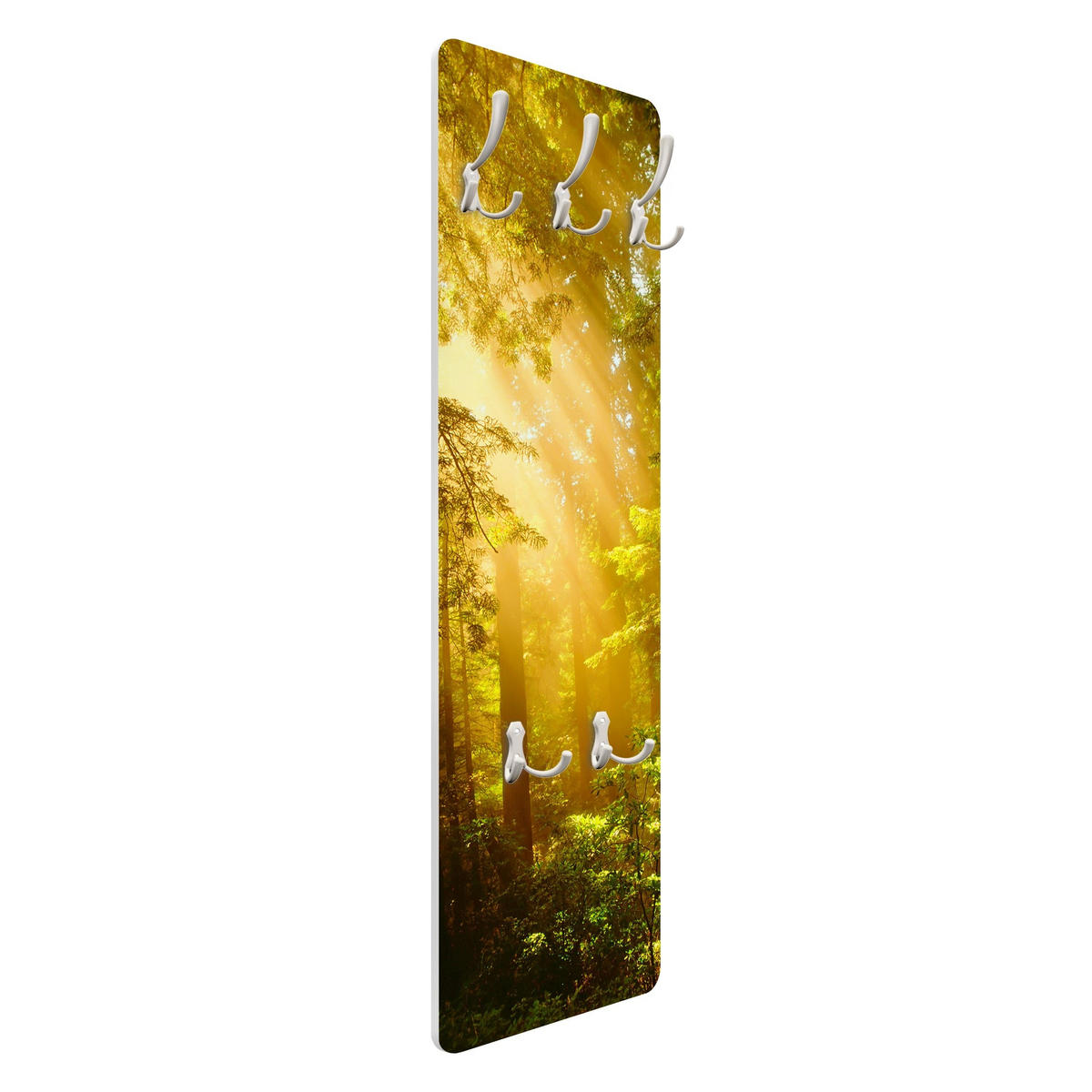 WANDGARDEROBE - Morgengold Gelb 34/105 cm - Gelb, Holzwerkstoff (34/105/1.6cm) - Bilderwelten