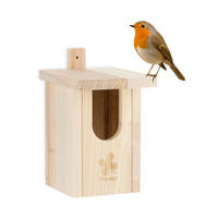 NISTKASTEN - Hellbraun, Holz (15/25/21.5cm) - Relaxdays