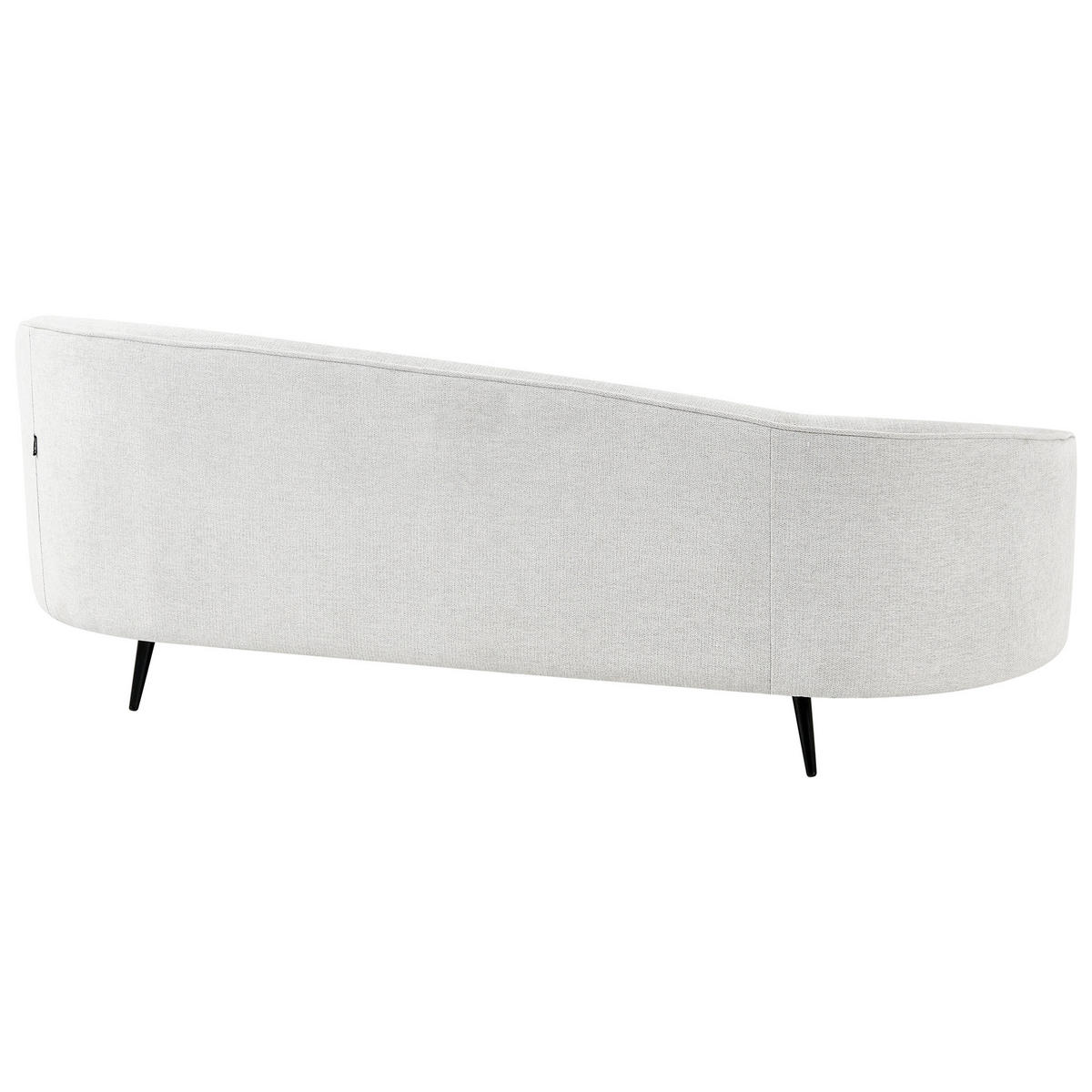 POHOVKA 2-místná Látka Krémově bílá Savar - bílá/černá, textil (183/69/84cm) - Beliani