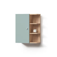BADSCHRANK Fucino Grün 47.2 x 59.2 cm - Braun/Grün, Holzwerkstoff (47.2/59.2/20.8cm) - Livinity®