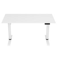 GAMINGTISCH Arena Nordico 140/70/71-115 cm Höhenverstellbarer Weiß - Weiß, Metall (70/140/115cm) - Arozzi