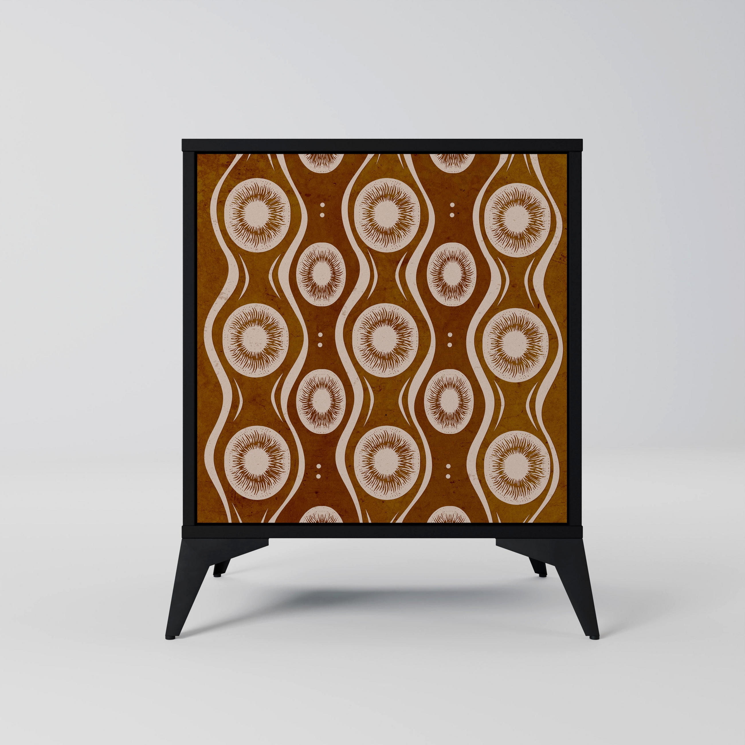 SpaceRebels Sideboard Schwarz 57.5x70.5x42 cm