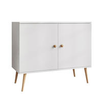 KOMMODE Zweitürige HARMONY Weiß - Weiß, Holzwerkstoff (100/85/42cm) - Lookway
