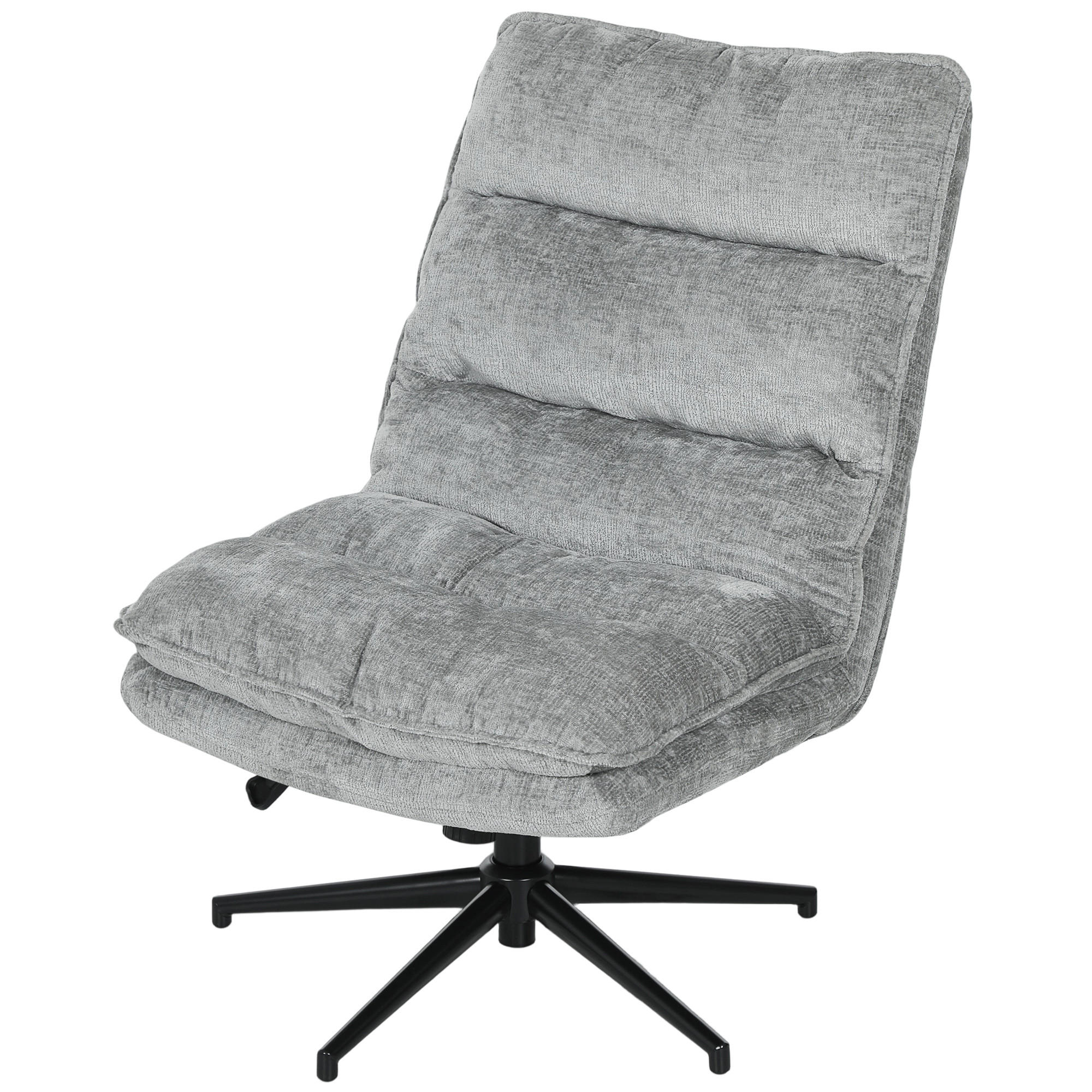 BÜROSTUHL Grau Polyester, Stahl 81xx63.5x102 xm - Grau, Kunststoff (63.5/102/81cm) - DESIGN IN
