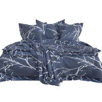 BETTWÄSCHE (Blau-Weiß) - Blau, Kunststoff (135/200cm) - Intirilife