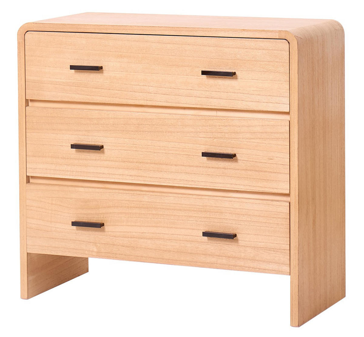KOMMODE Rechteckig Braun 75 x 34 x 71 cm - Braun, Holz (75/71/34cm) - Nordlys