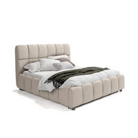 POLSTERBETT Egeris 140x200 cm, Beige - Beige, Textil (140/200cm) - Fedve