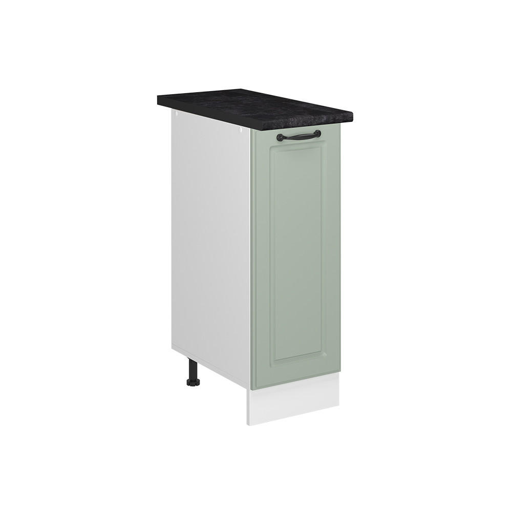 DULAP DE FARMACIE R-Line, Casă de țară Mint/Alb, 30 cm стільниця Антрацит - alb/verde mentă, compozit lemnos (30/81.6/60cm) - Vicco