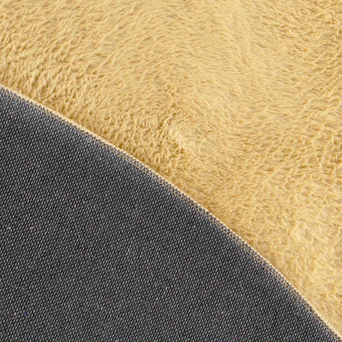 HOCHFLORTEPPICH 200/200 cm Soft 380 - Gelb, Textil (200/200cm) - Paco Home
