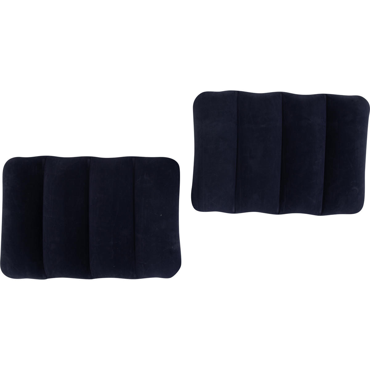 LUFTBETT Luftmatratze Camping für 2 Personen inklusive 2 Kissen und Pumpe - Blau, Kunststoff (137/191cm) - Avenli