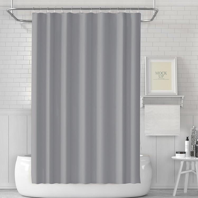 Mcboson Duschvorhang Grau 180x180 cm