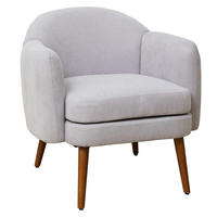 LOUNGESESSEL JOHAN Hellgrau - Grau, Textil (60/79/68cm) - SVITA