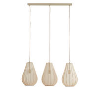 HÄNGELAMPE Itela Braun Ø80/40 cm - Braun, Textil (80/8/40cm) - Light & Living